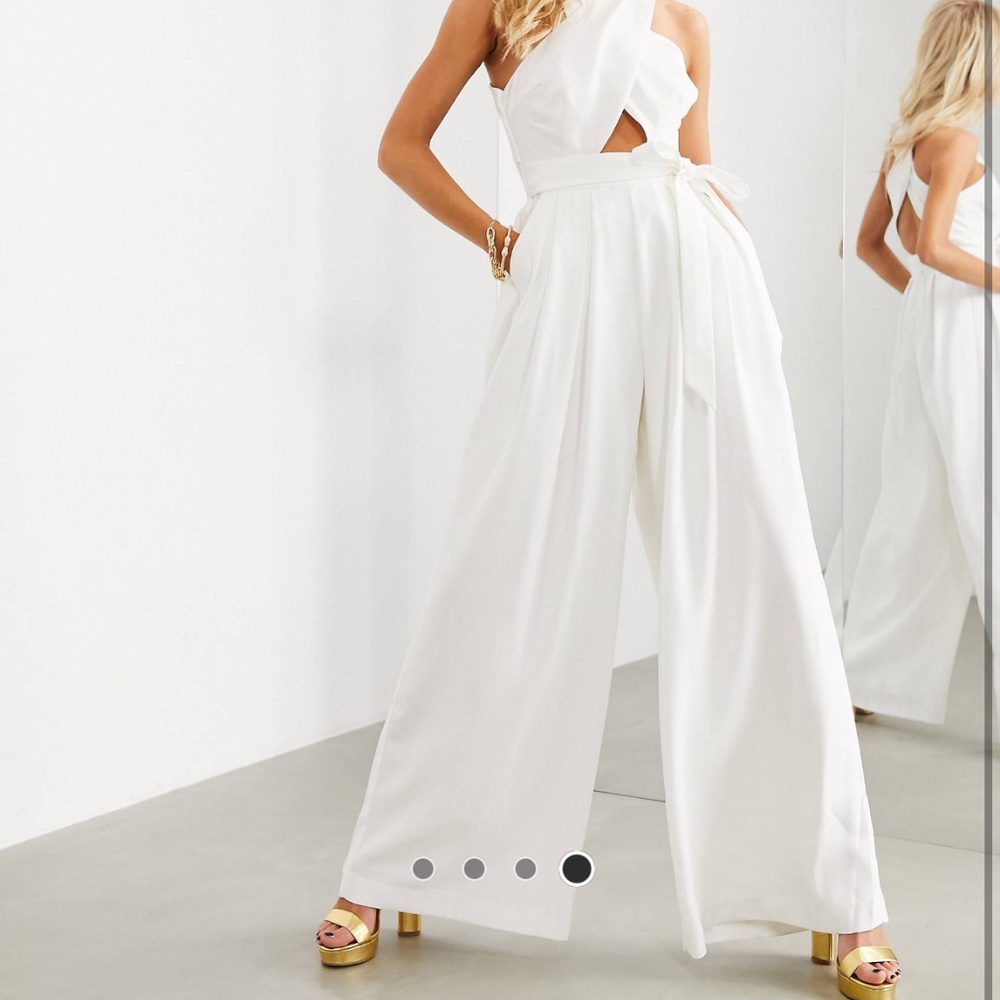 ASOS Edition cross front jumpsuit